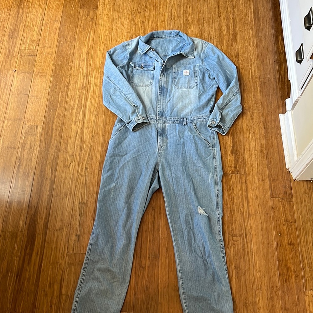 Unionbay lightweight denim jumpsuit size L